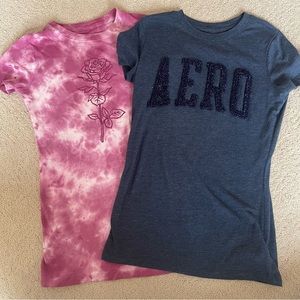 Aeropostale t shirt set